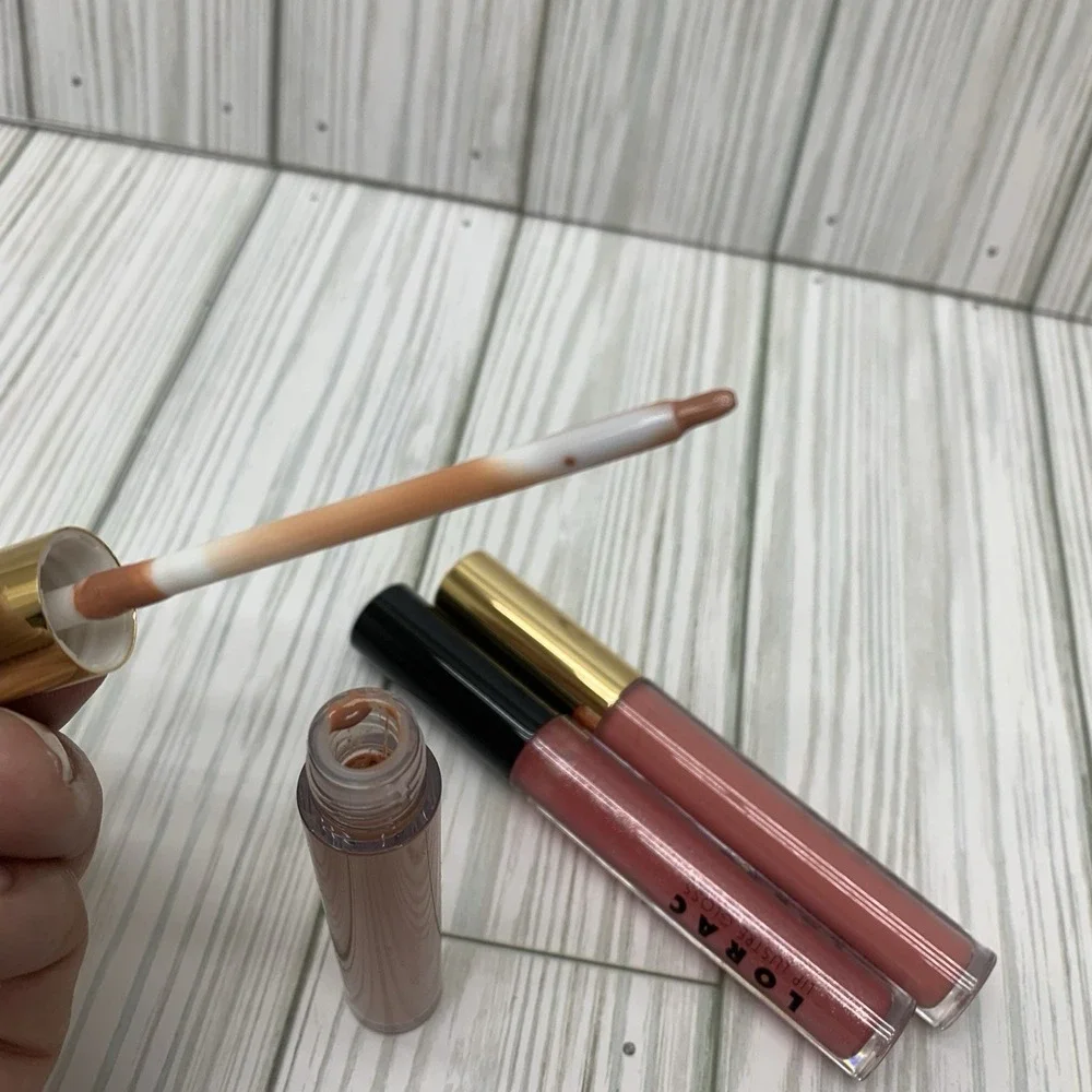 LORAC Lip Lustre Gloss TIARA ROSE LADY IN WAITING NWOB‎ Lot Of 3